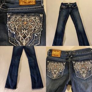 Hydraulic Women's Boot Cut Jeans in Dark Blue Size 2 Tall